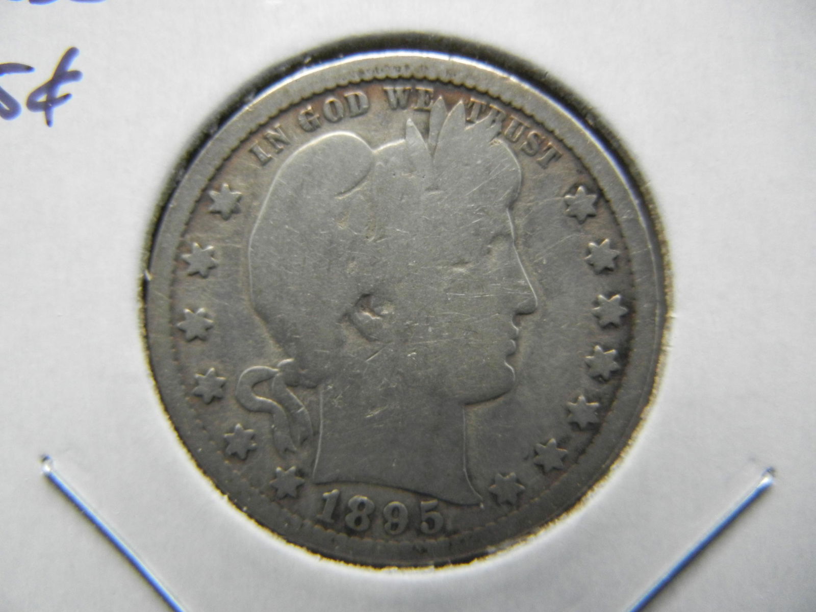 1895-O Barber 25c.  Good. (1 of 3)
