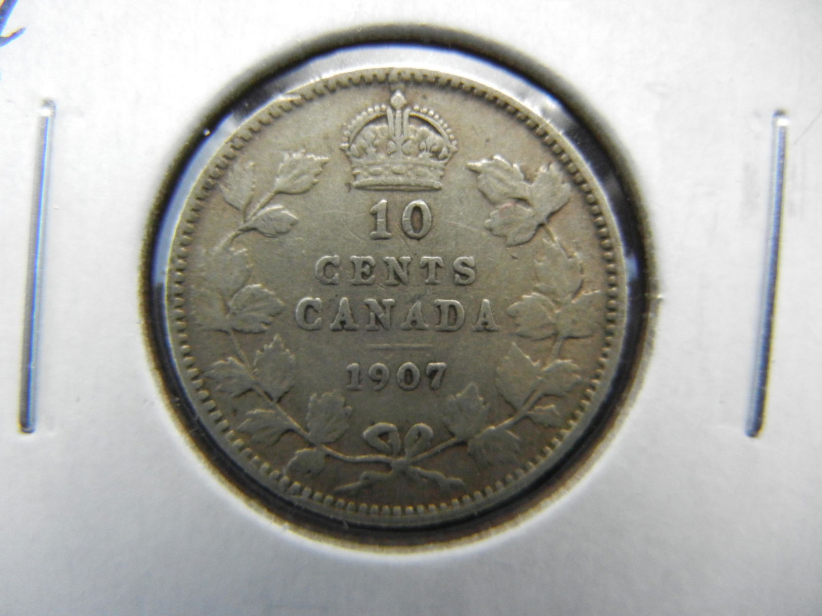 1907 Canada 10c.  VF. (1 of 3)