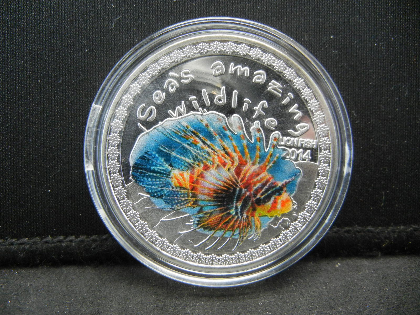 (LION FISH/1 OZ), PROOF, (1 of 2)