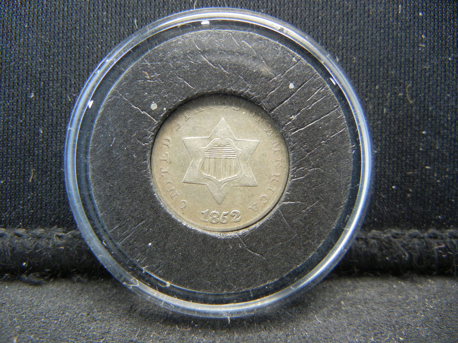 1852 3 cent silver (1 of 2)