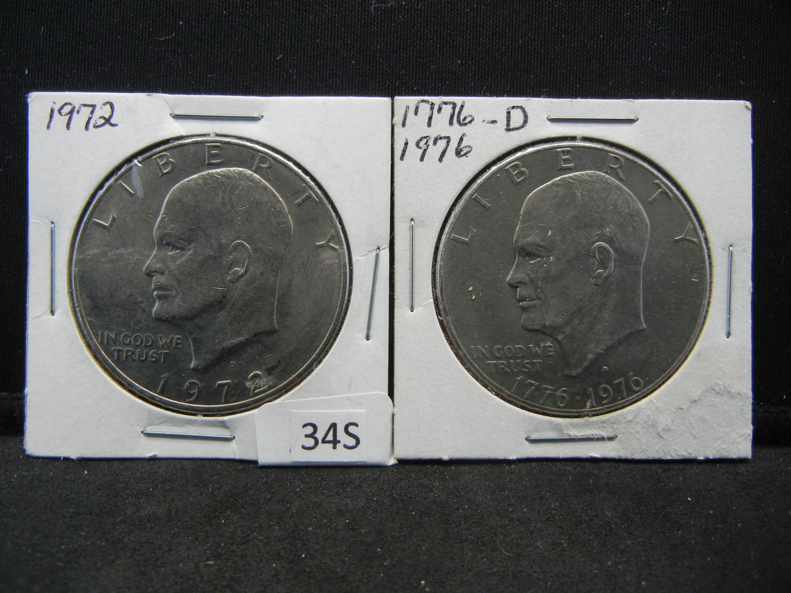 1976 D, 1972 Ike Dollars (1 of 3)