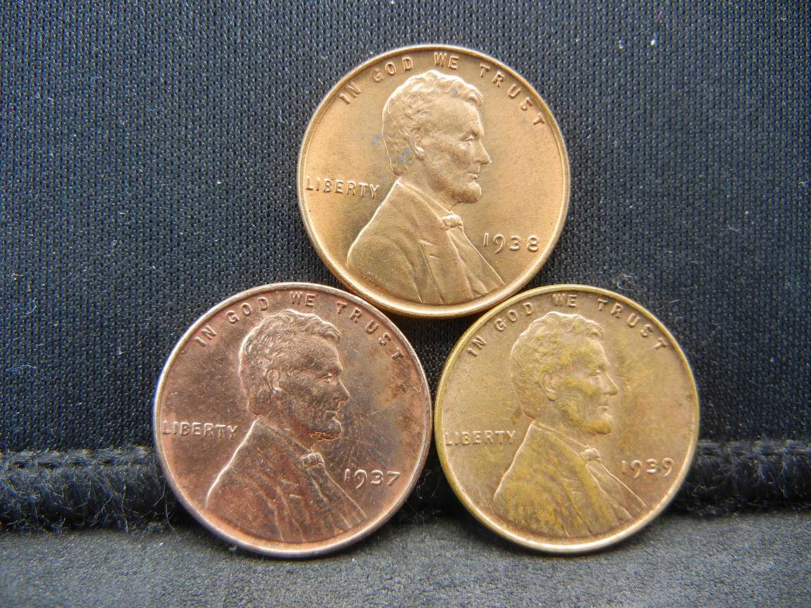 1937, 38, 39 Wheat Cents (1 of 2)