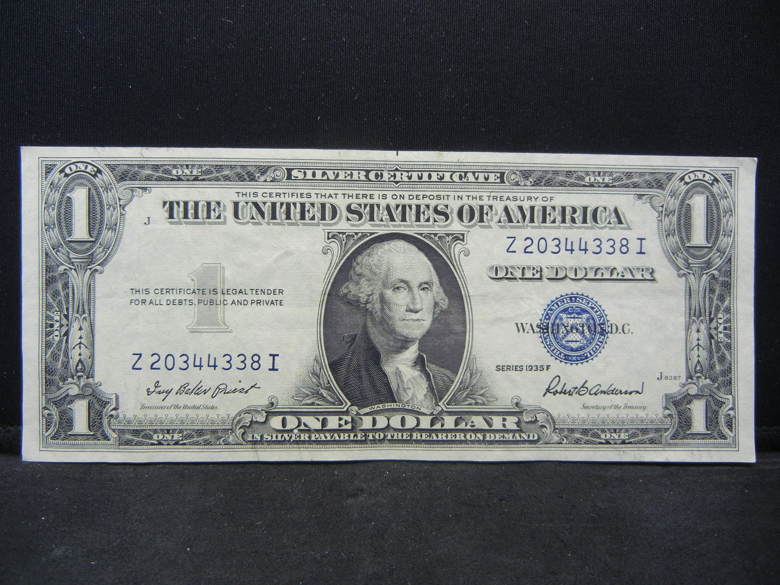 1935 F $1.00 Silver Certificate (1 of 3)