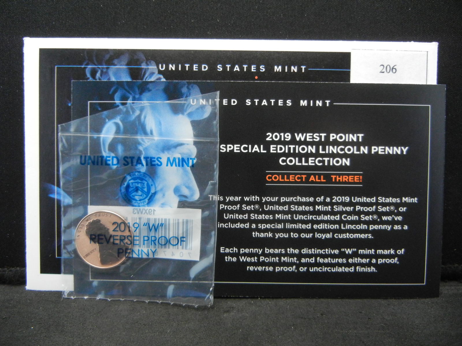 2019 W Lincoln Cent Reverse Proof (1 of 4)