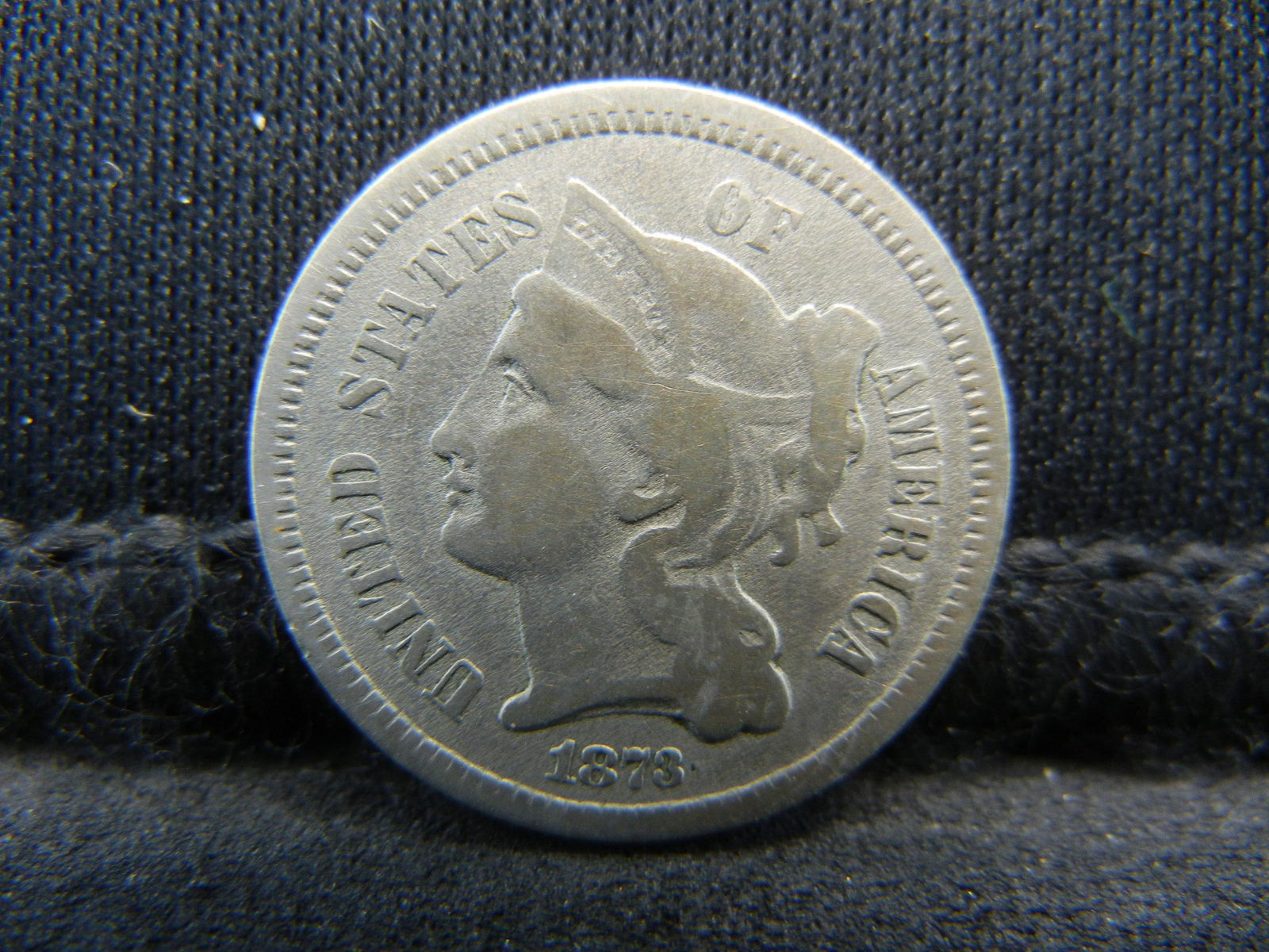 1873 Three Cent Nickel (1 of 2)