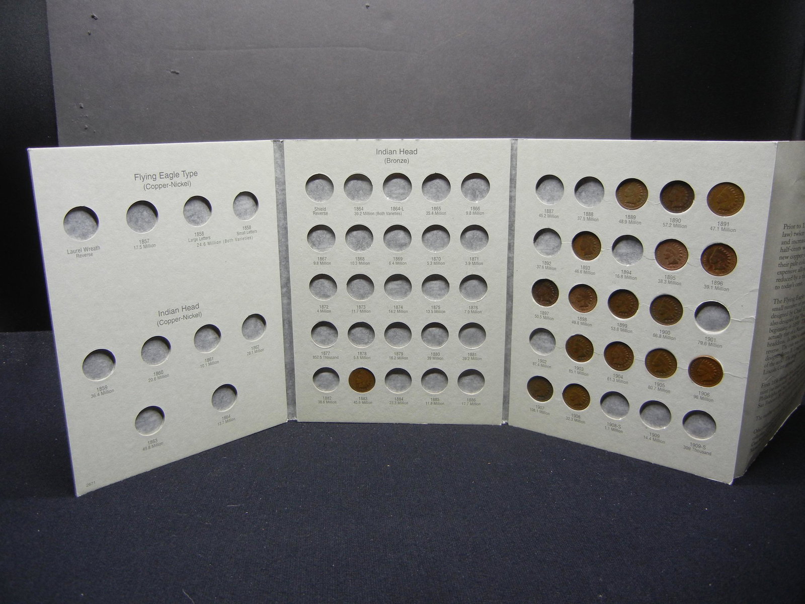 H.E. Harris and Co. 1883-1908 l Indian Head cent Book, (1 of 6)