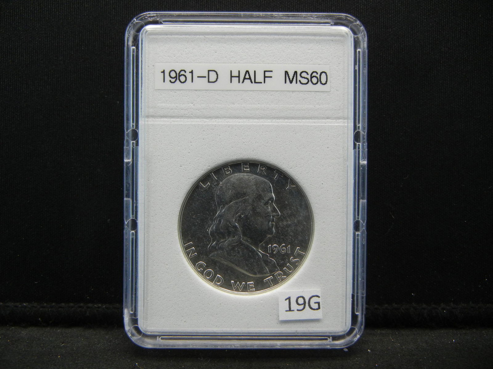 1961-D Franklin Half Dollar MS60 High Grade! (1 of 4)