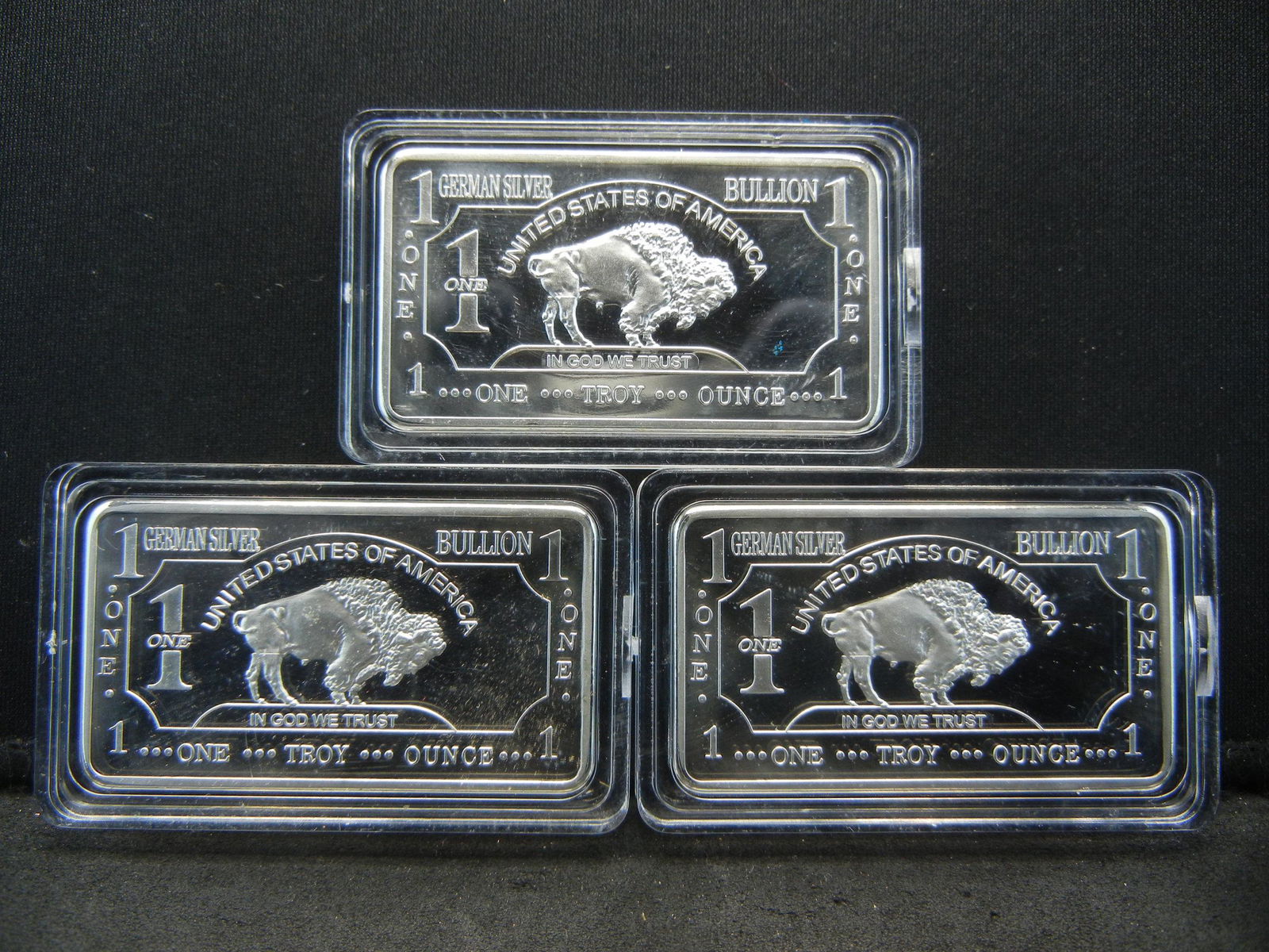 CLAD 3 One Troy Ounce German Silver Buffalo Collector (1 of 2)