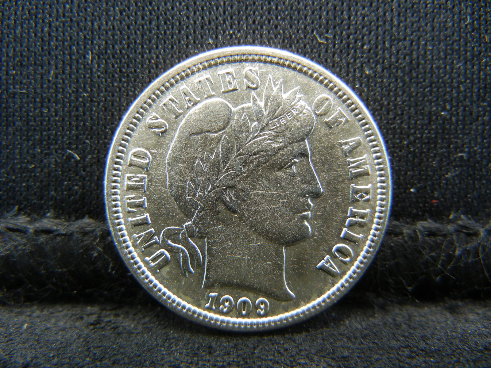 1909 D Barber Dime XF/AU Key Date (1 of 2)