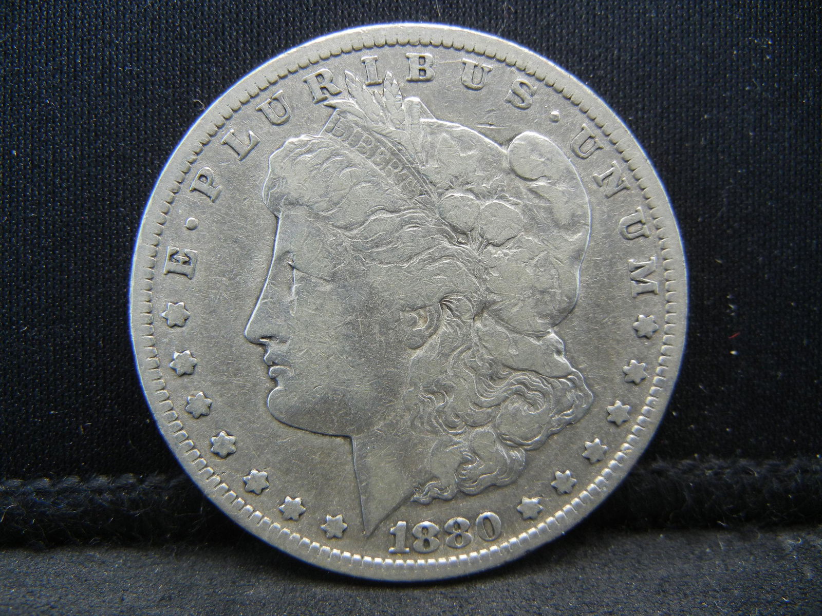 1880-CC United States Morgan Silver Dollar -VG (1 of 2)
