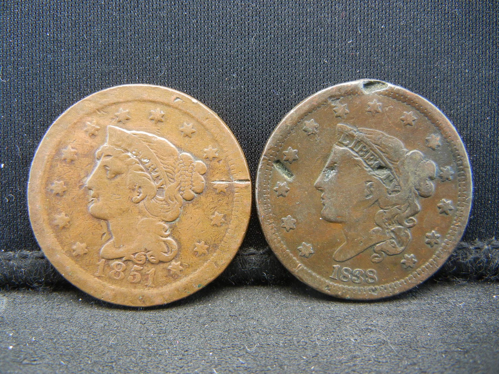 2 - United States Cull Large Cents - Readable Dates (1 of 2)