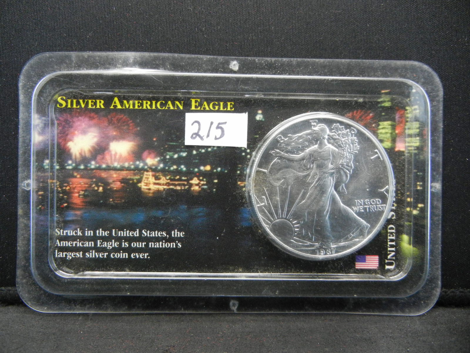 1987 United States 1 Troy Oz. .999 Silver Uncirculated (1 of 3)