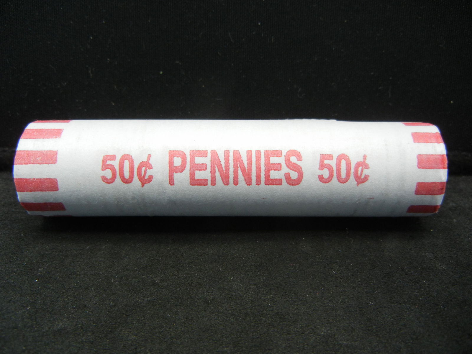 Paper Wrapped Roll of United States Lincoln Wheat Penny (1 of 3)