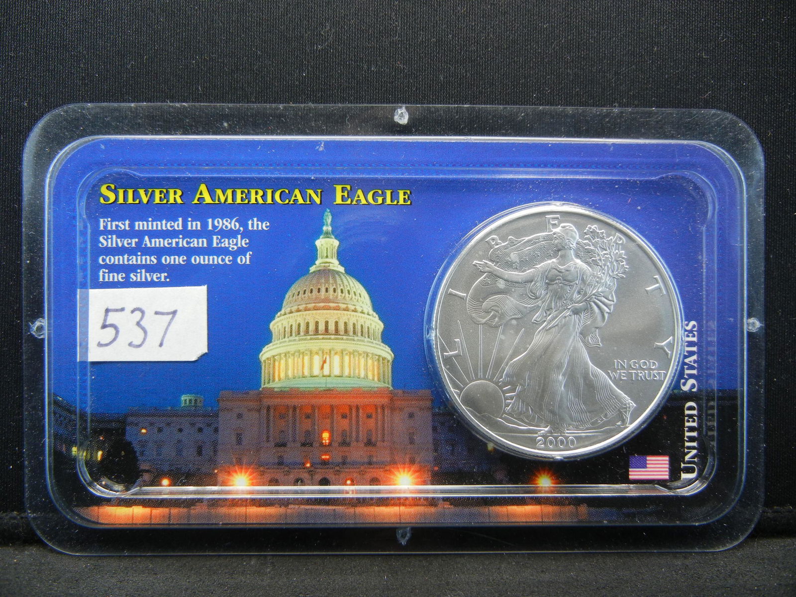 2000 United States 1 Troy Oz. .999 Silver Uncirculated (1 of 4)