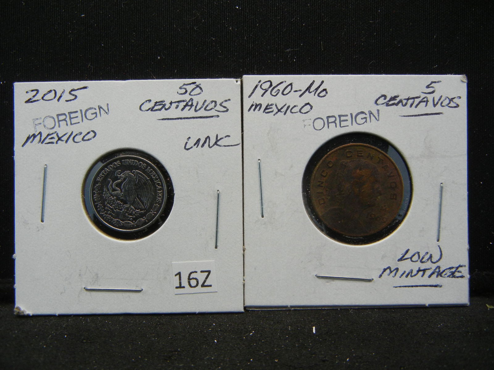 1960 Five Centavos, 2015 Fifty Centavos (1 of 3)