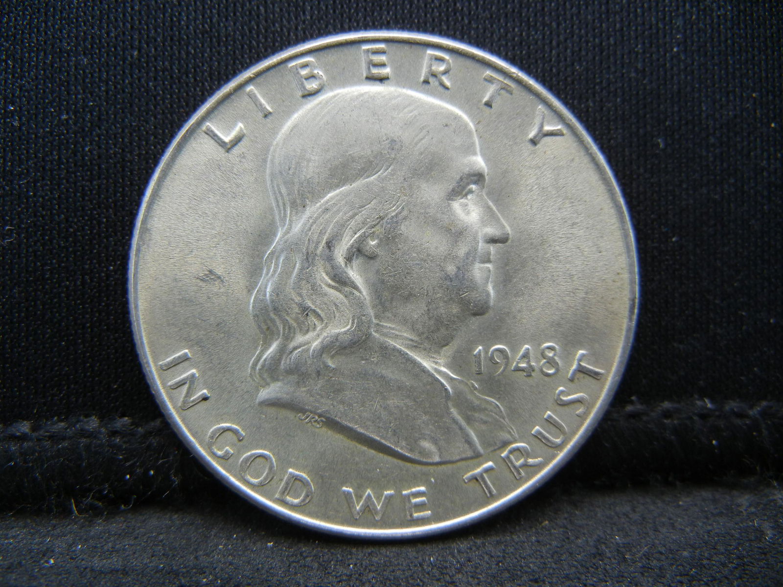 Uncirculated1948 Franklin half Dollar First year (1 of 2)
