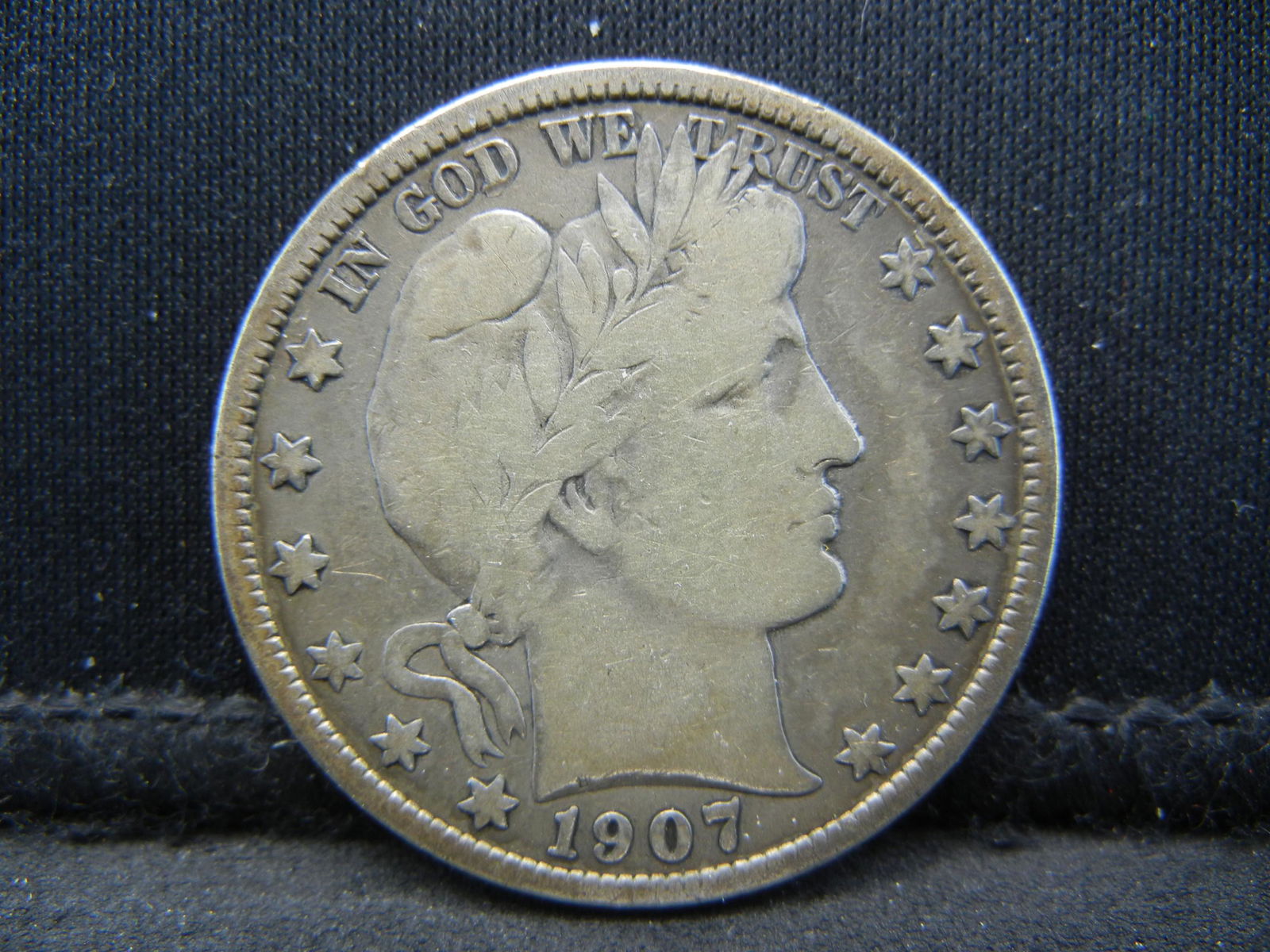 1907 Barber half Dollar Strong Details (1 of 2)