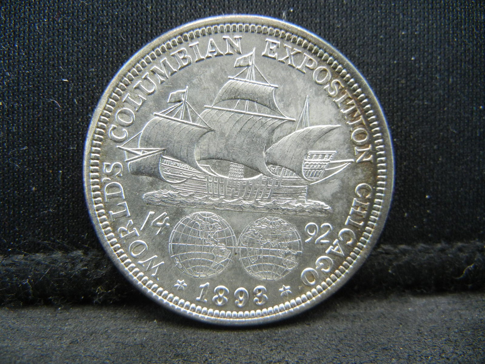 Gem BU 1893 Columbian half Dollar Commem Gorgeous!! (1 of 2)