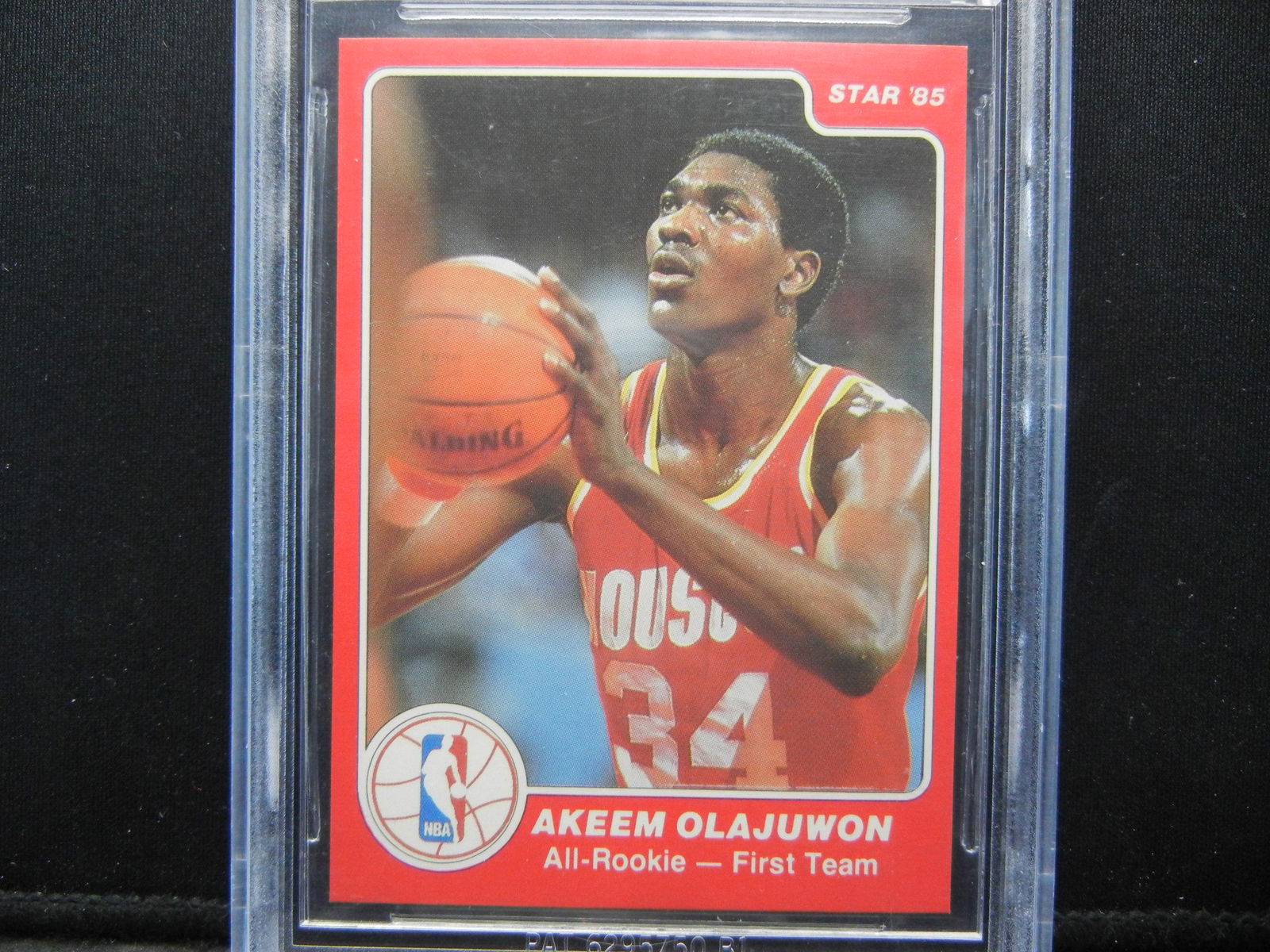 1985 Star Akeem Olajuwan #1 BGS #5 Scarce Limited (1 of 3)