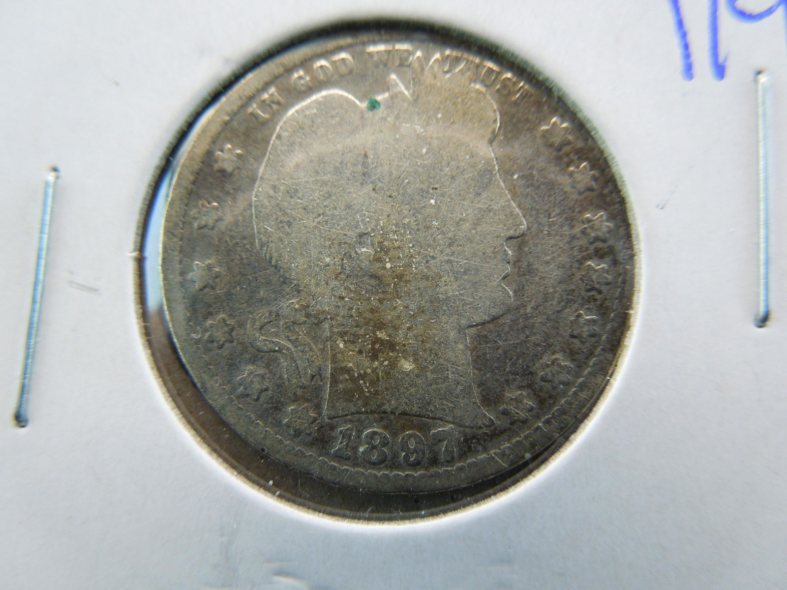 1897 barber quarter (1 of 2)