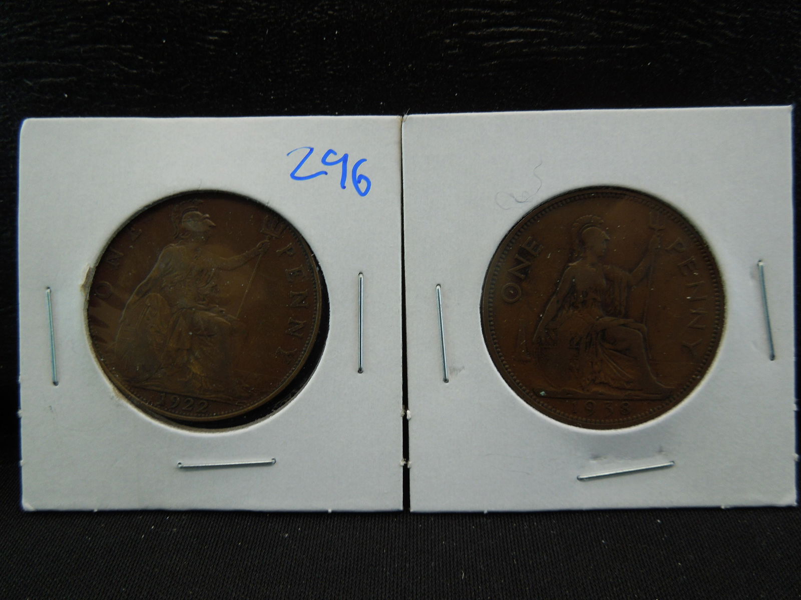 1922 and 1938 british large cents (1 of 5)