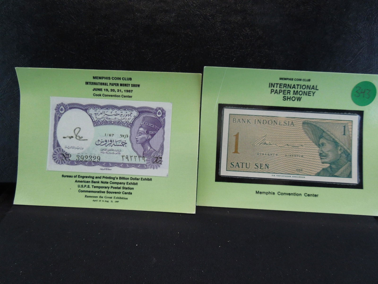 post cards with notes from the international paper (1 of 3)