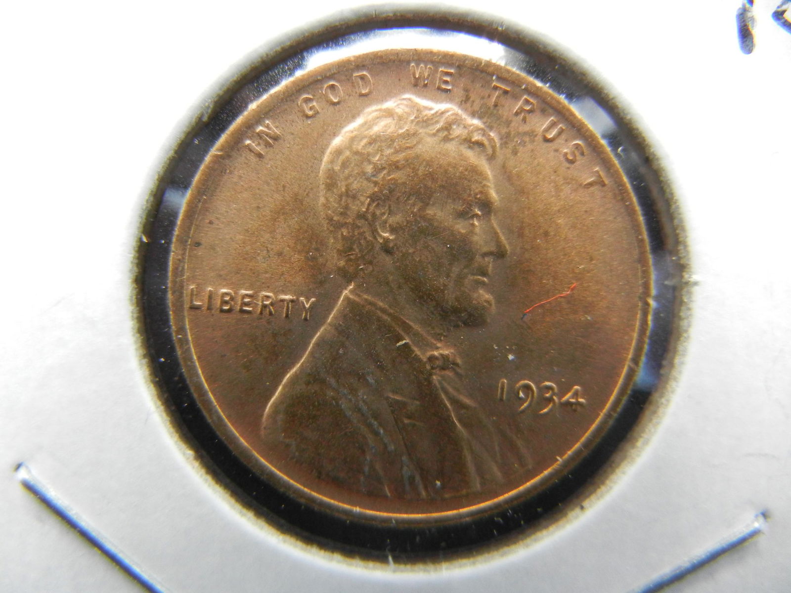 1934 Lincoln Cent.  MS 64 RED. (1 of 3)