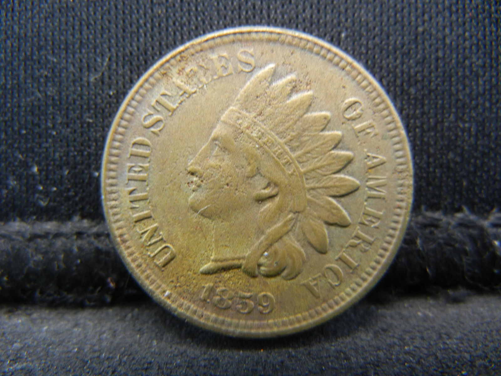 1859 CN Indian Head Cent, Civil War Year. (1 of 2)