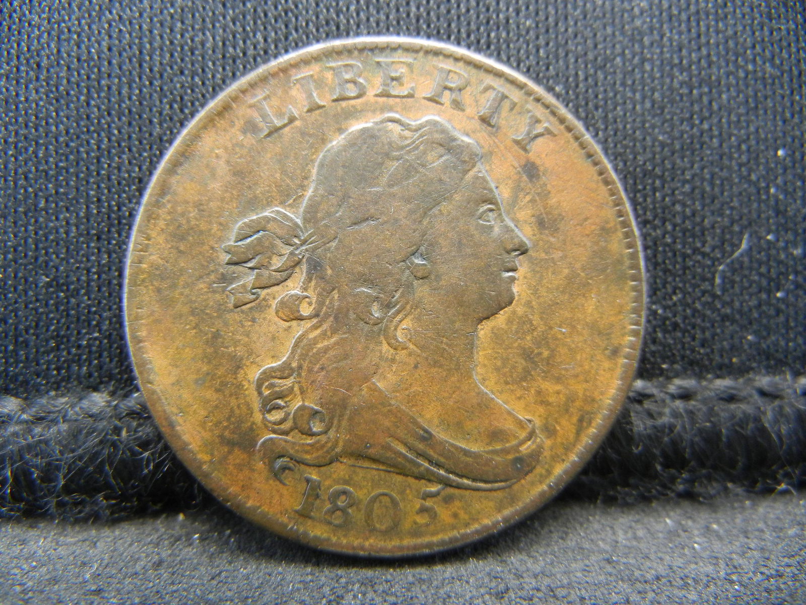 1805 Draped Bust Half Cent VF/XF (1 of 2)