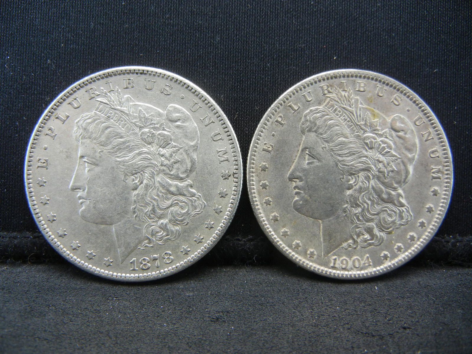 1878S+1904 Higher Grade Morgan Dollars (1 of 2)