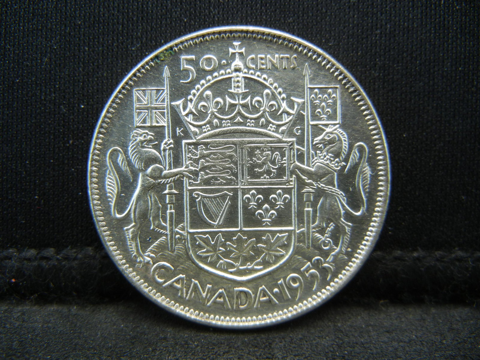 1953 Canada Half Dollar Higher Grade (1 of 2)