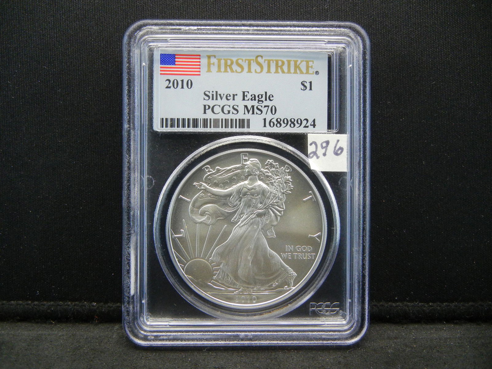 2010 Amercian Silver Eagle PCGS MS70 First Strike (1 of 4)
