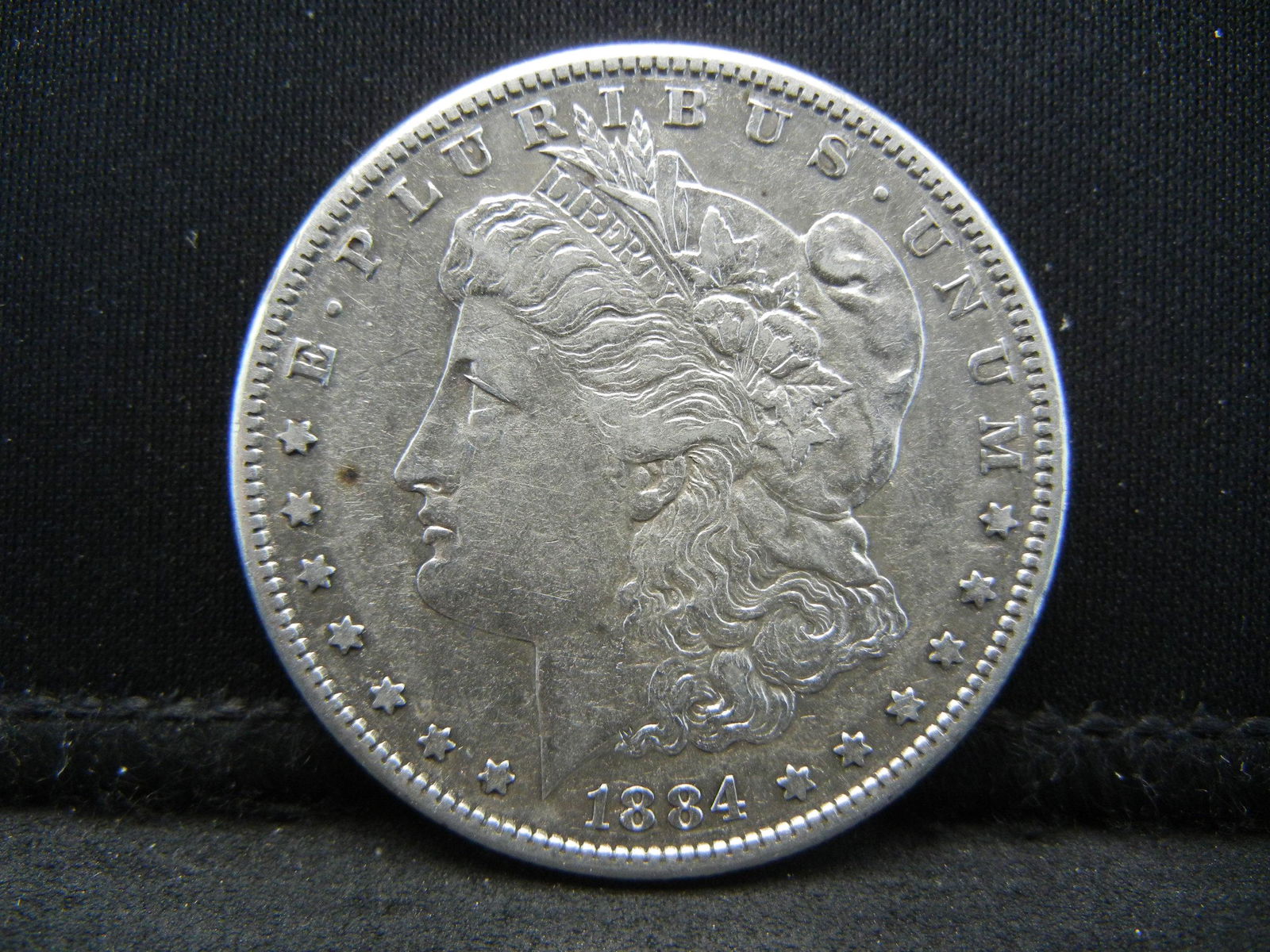 1884 S Morgan Dollar AU Better Date (1 of 2)