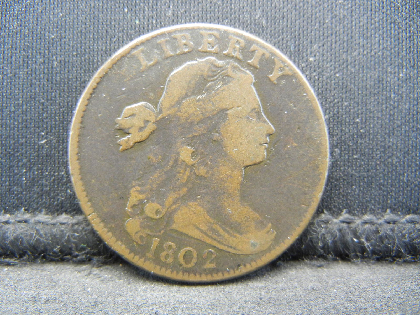 1802 Draped Bust large Cent Fine Early Date (1 of 2)