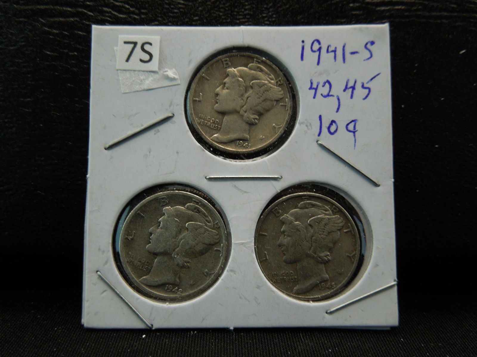 1941 S, 42, 45 Mercury Dimes (1 of 1)