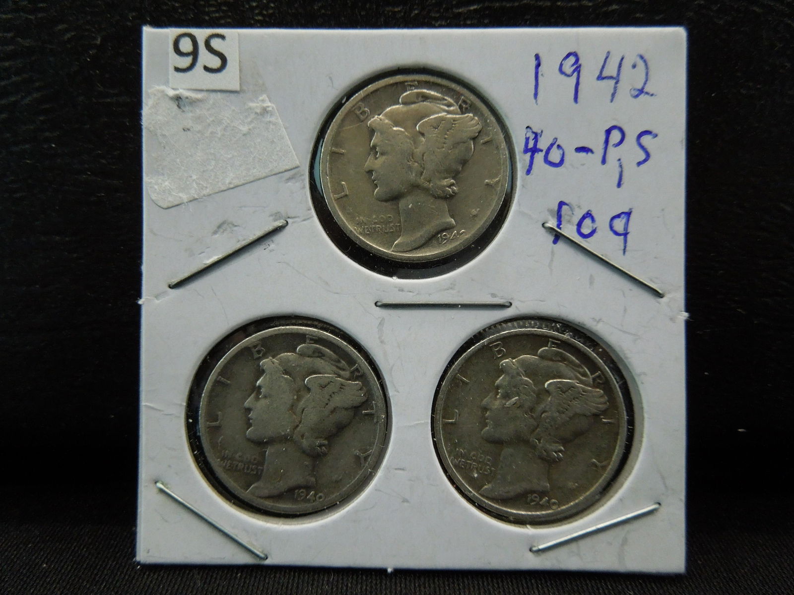 1940 PS, 42 Mercury Dimes (1 of 1)