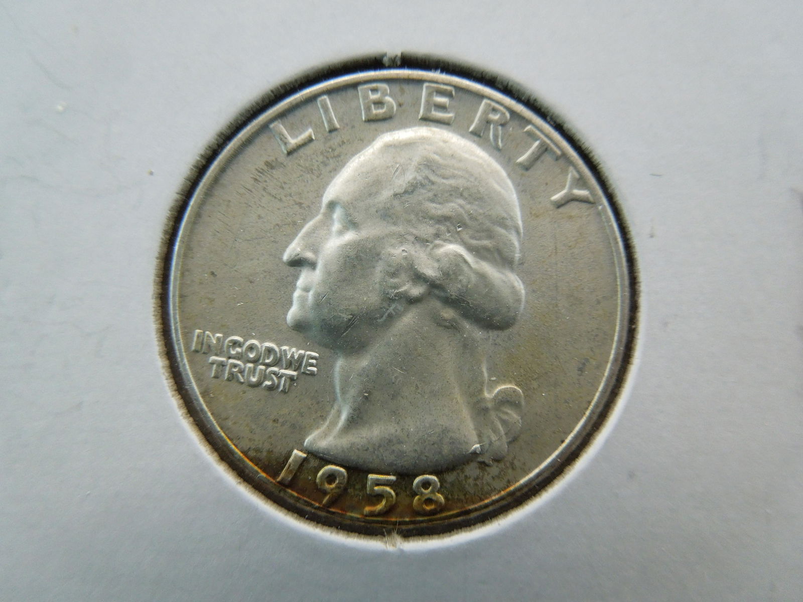 1958 D Washington Quarter BU (1 of 3)