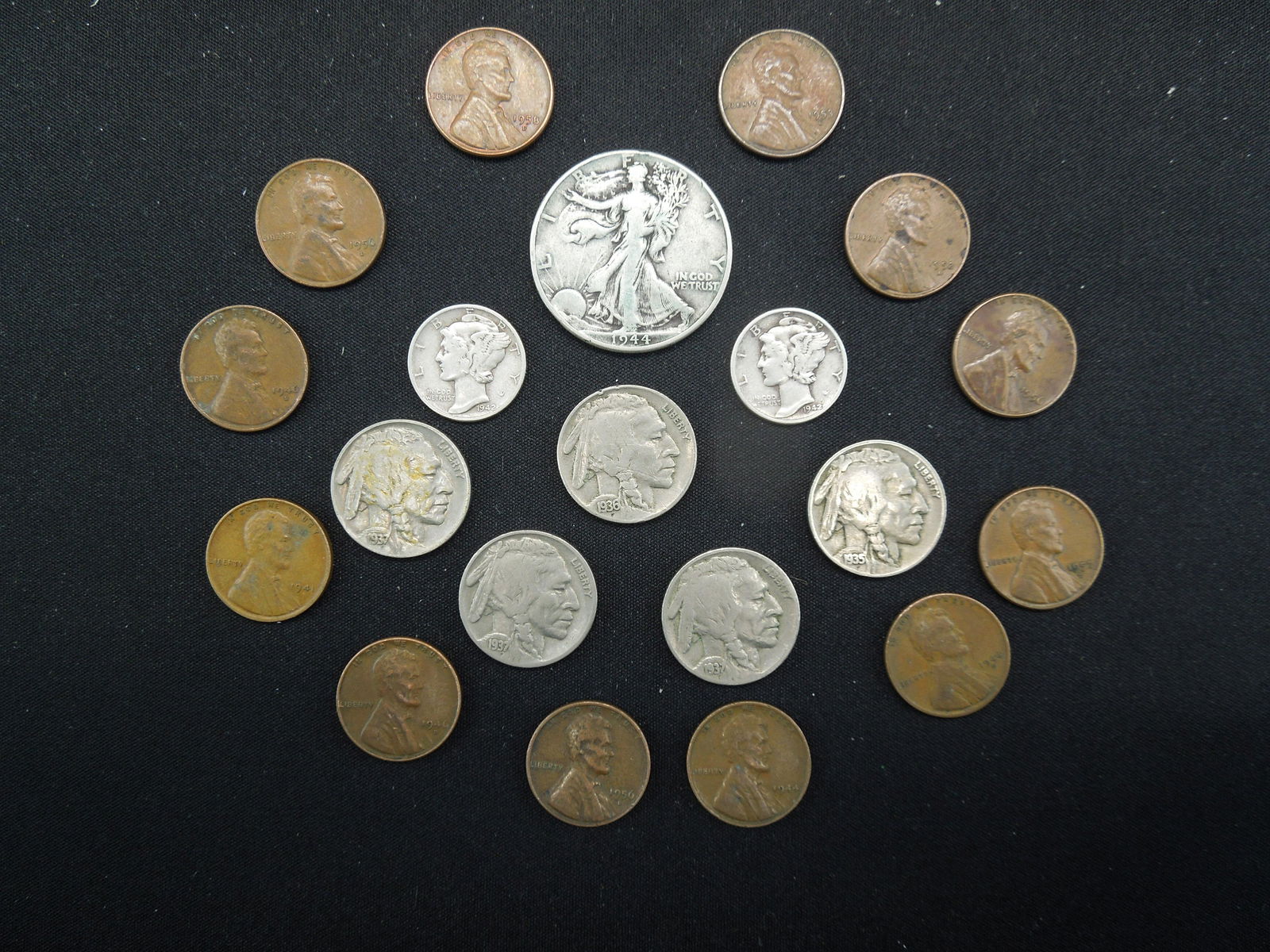 Grab Bag Lot - (3) 90% Silver Coins- Walking Liberty (1 of 6)