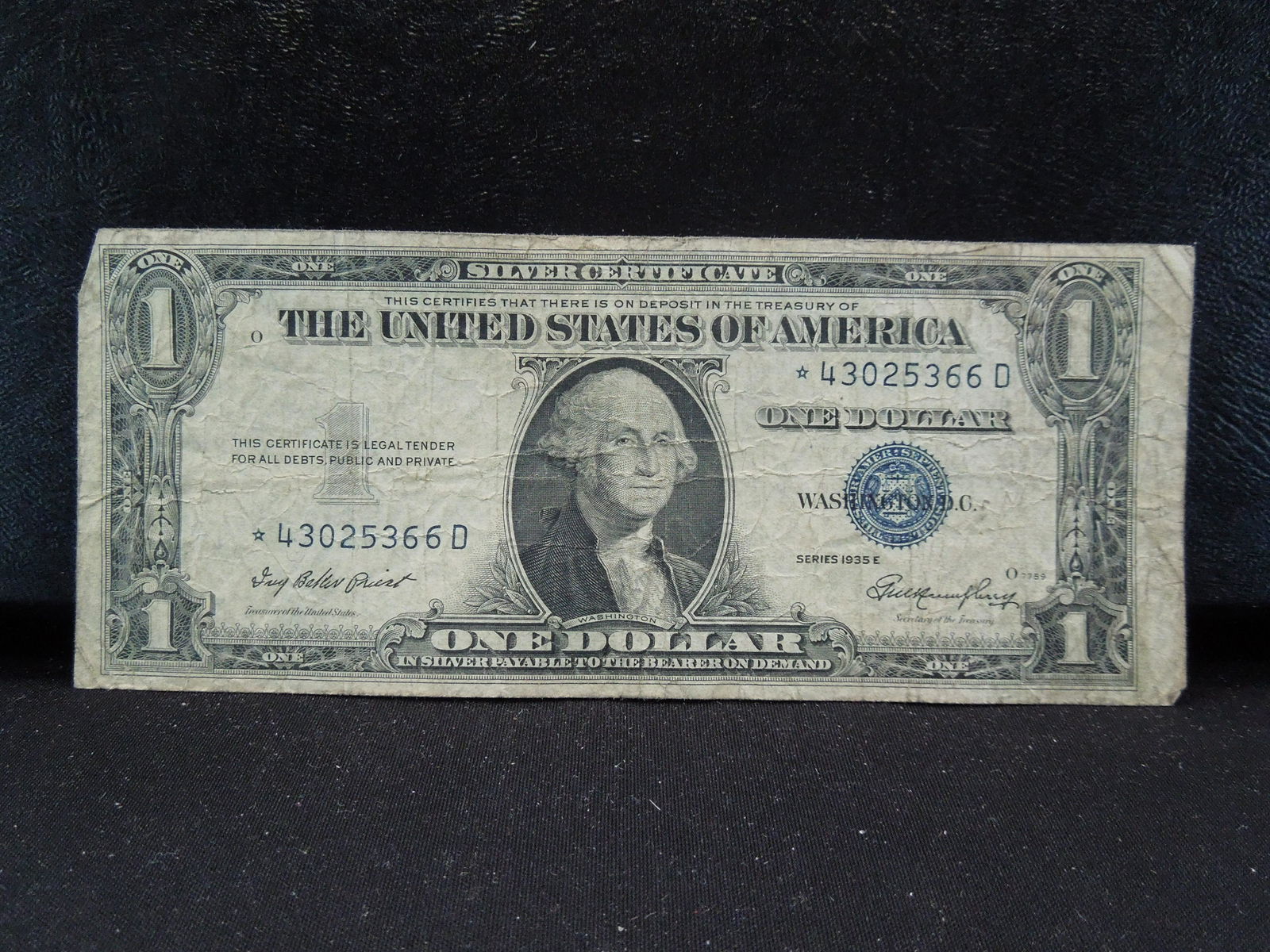 1935 E $1 Silver Certificate Star Note (1 of 3)