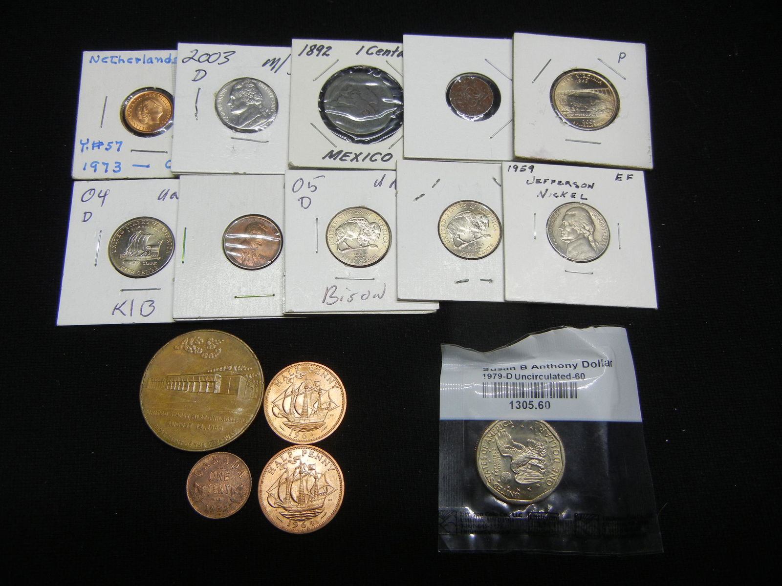 Grab Bag lot of Various Coins and Tokens (1 of 5)