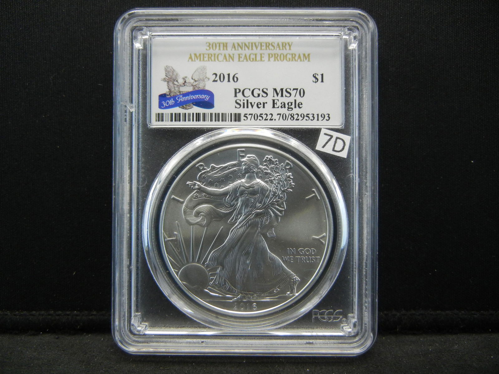 2016 American Silver Eagle PCGS MS70 (1 of 4)