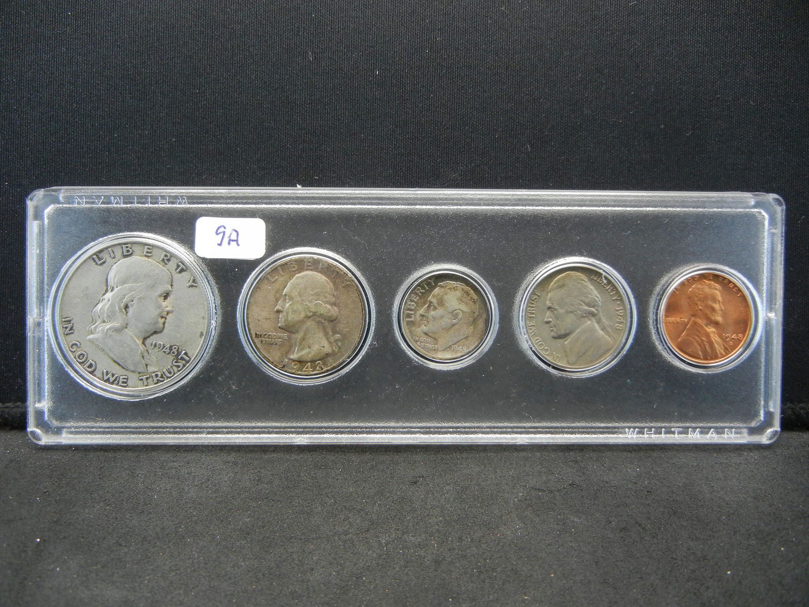 1948 (5) coin year set.   Nice condition with (1 of 2)