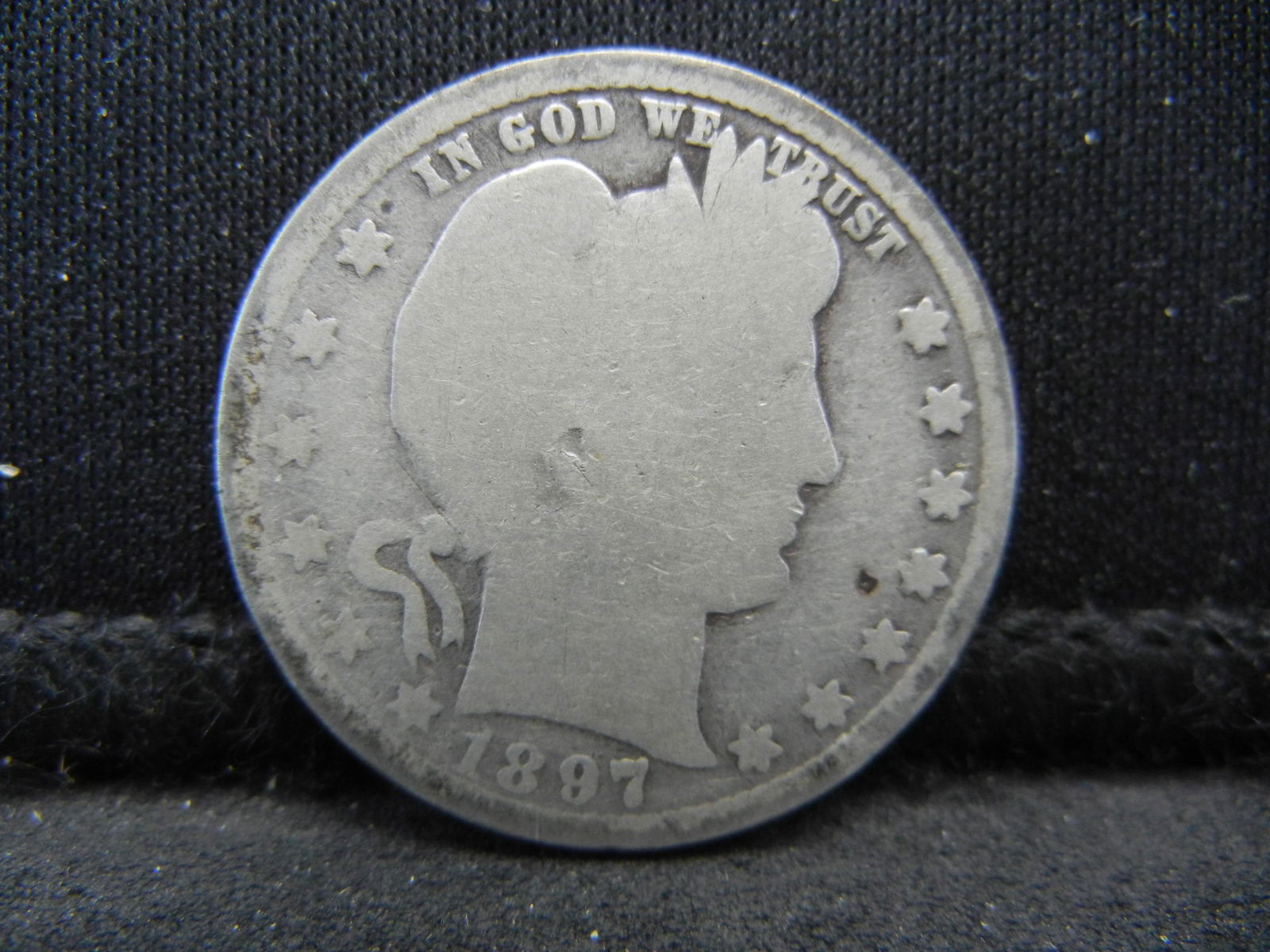 1897-O Semi-Key Date Barber Quarter. (1 of 2)