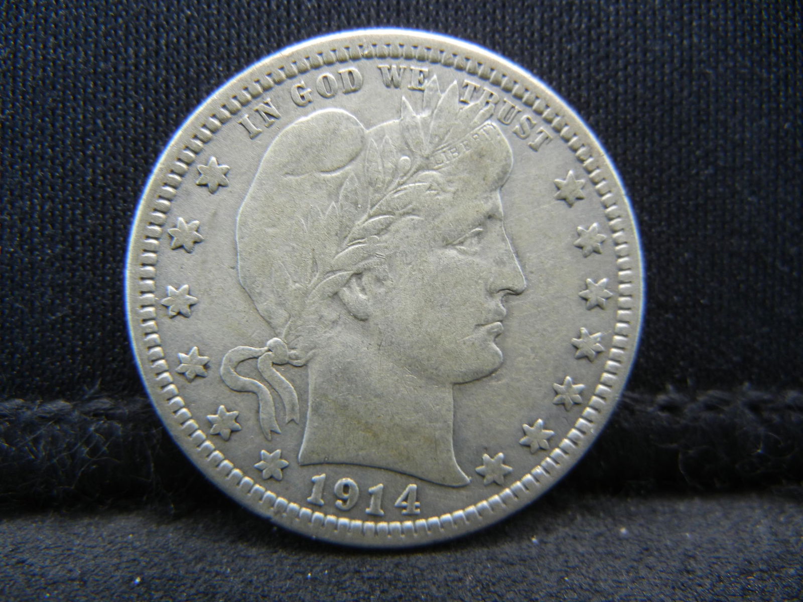 1914 Barber Quarter, Bold Liberty. (1 of 2)