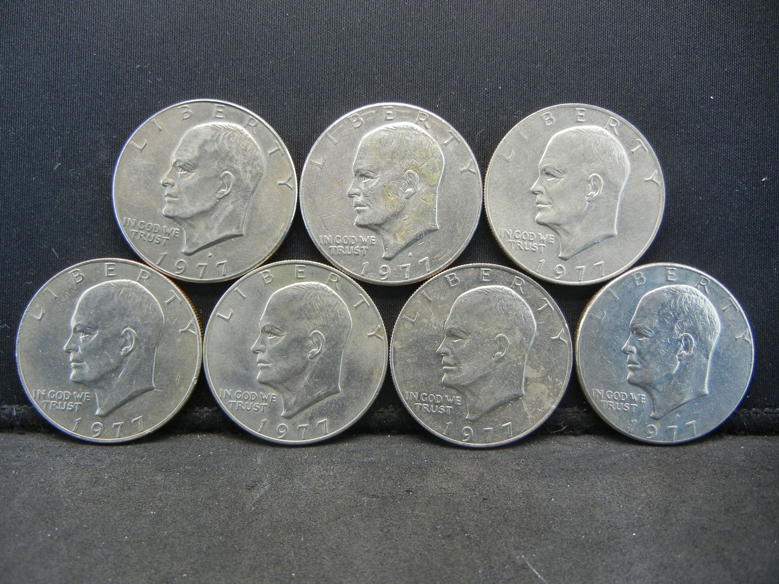 (7) 1977 Ike Dollars (1 of 2)