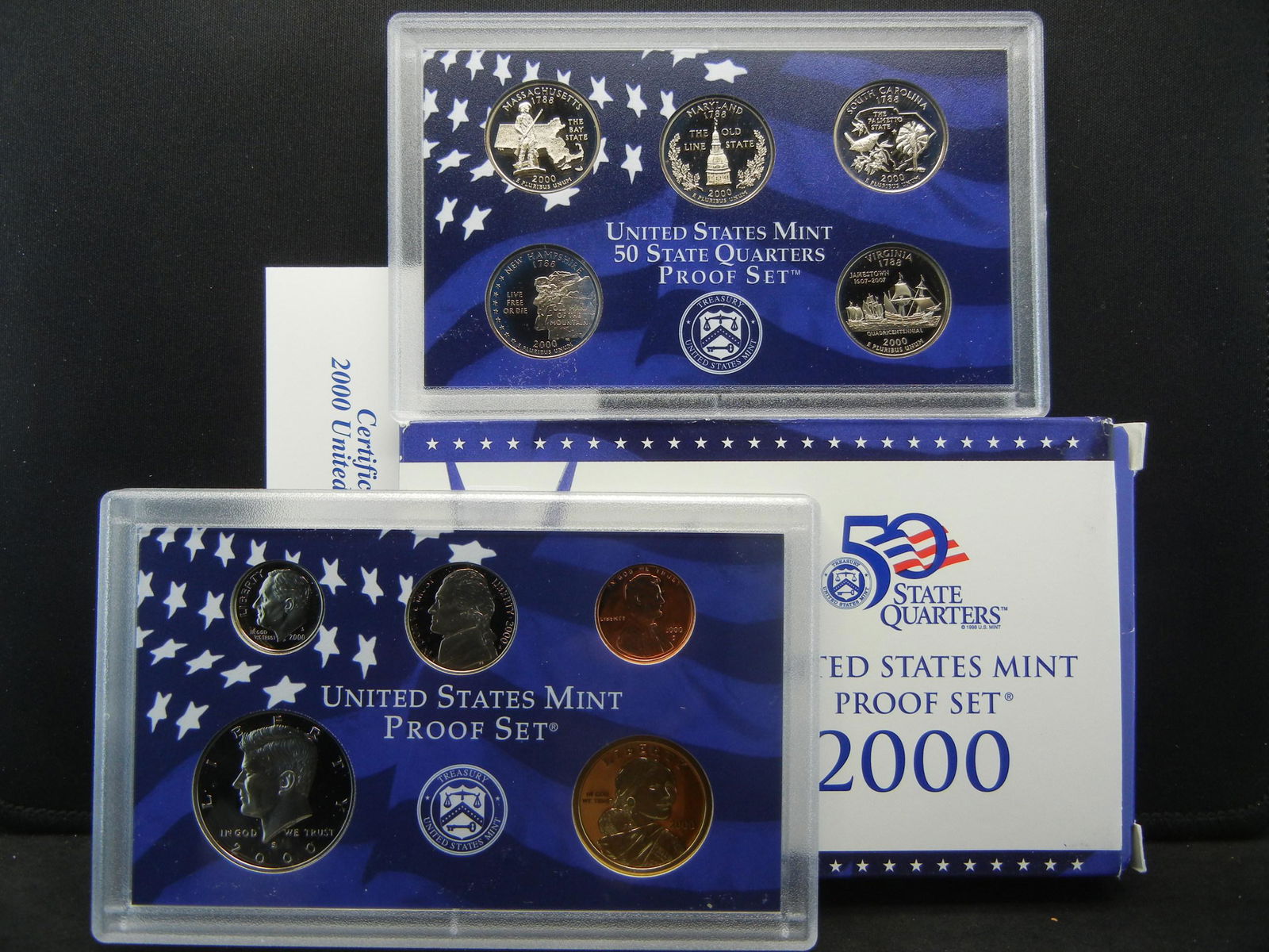 2000-S Clad Proof Set.  Includes regular coinage plus (1 of 6)
