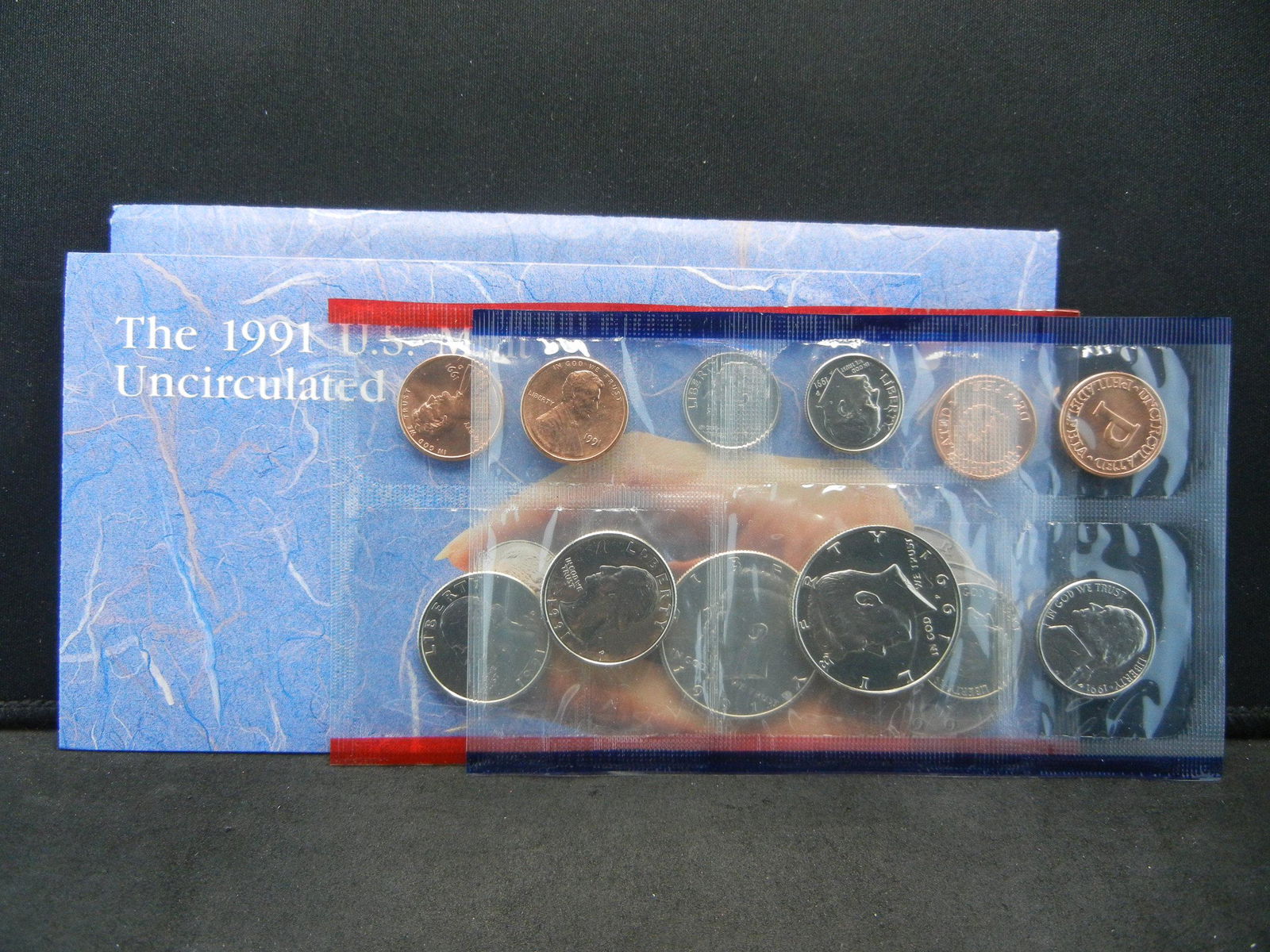 1991-P/D US Mint set in mint envelope.  GEM BU. (1 of 6)