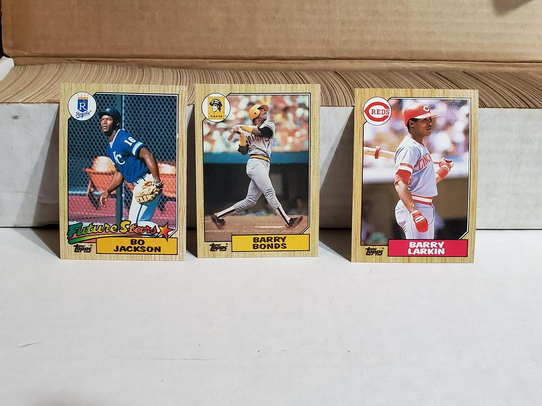 1987 Topps Baseball Complete Set - Bonds, Larkin, (1 of 1)