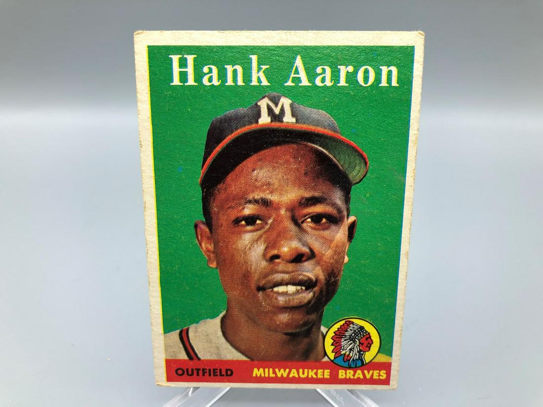 1958 Topps Hank Aaron #30 HOF (1 of 2)