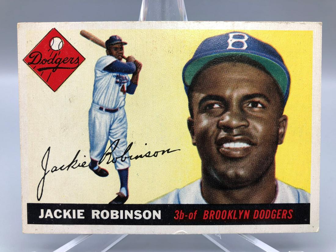 1955 Topps Jackie Robinson #50 HOF (1 of 2)
